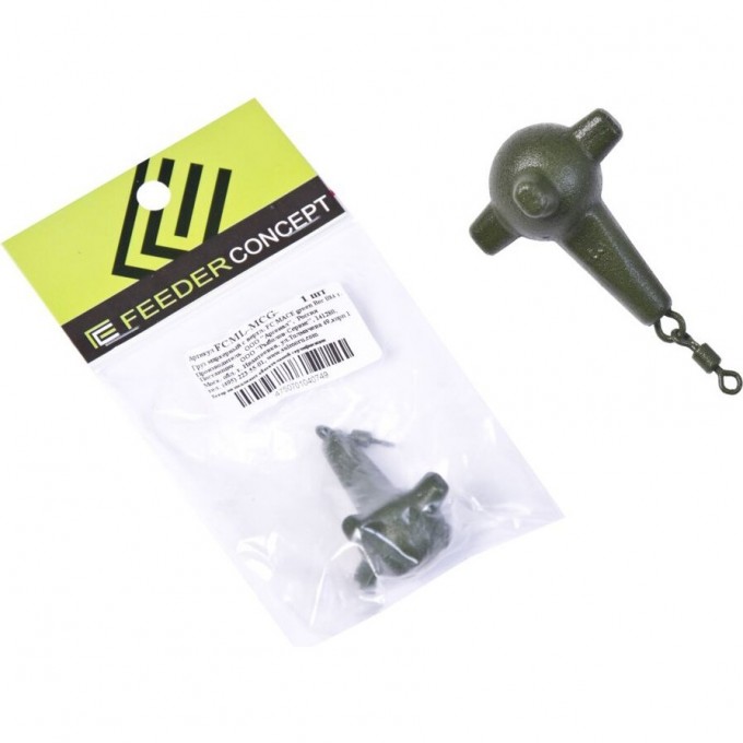 Груз маркерный с вертлюгой FEEDER CONCEPT Mace Green 84г FCML-MCG-084