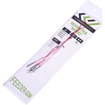 Оснастка фидерная FEEDER-GUM красная нить 40см 60г 2шт.